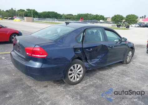 2015 Volkswagen Passat 1.8T Wolfsburg Edition from USA, damaged, VIN 1VWAT7A30FC037857